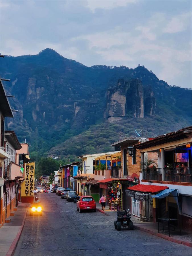 Mi Atardecer En Tepoz, Hostal تيبوزتلان المظهر الخارجي الصورة