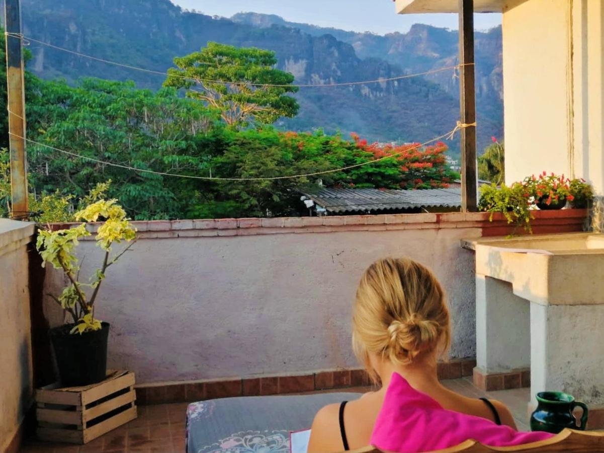 Mi Atardecer En Tepoz, Hostal تيبوزتلان المظهر الخارجي الصورة